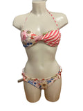 Bikini a fascia imbottita con slip brasiliana