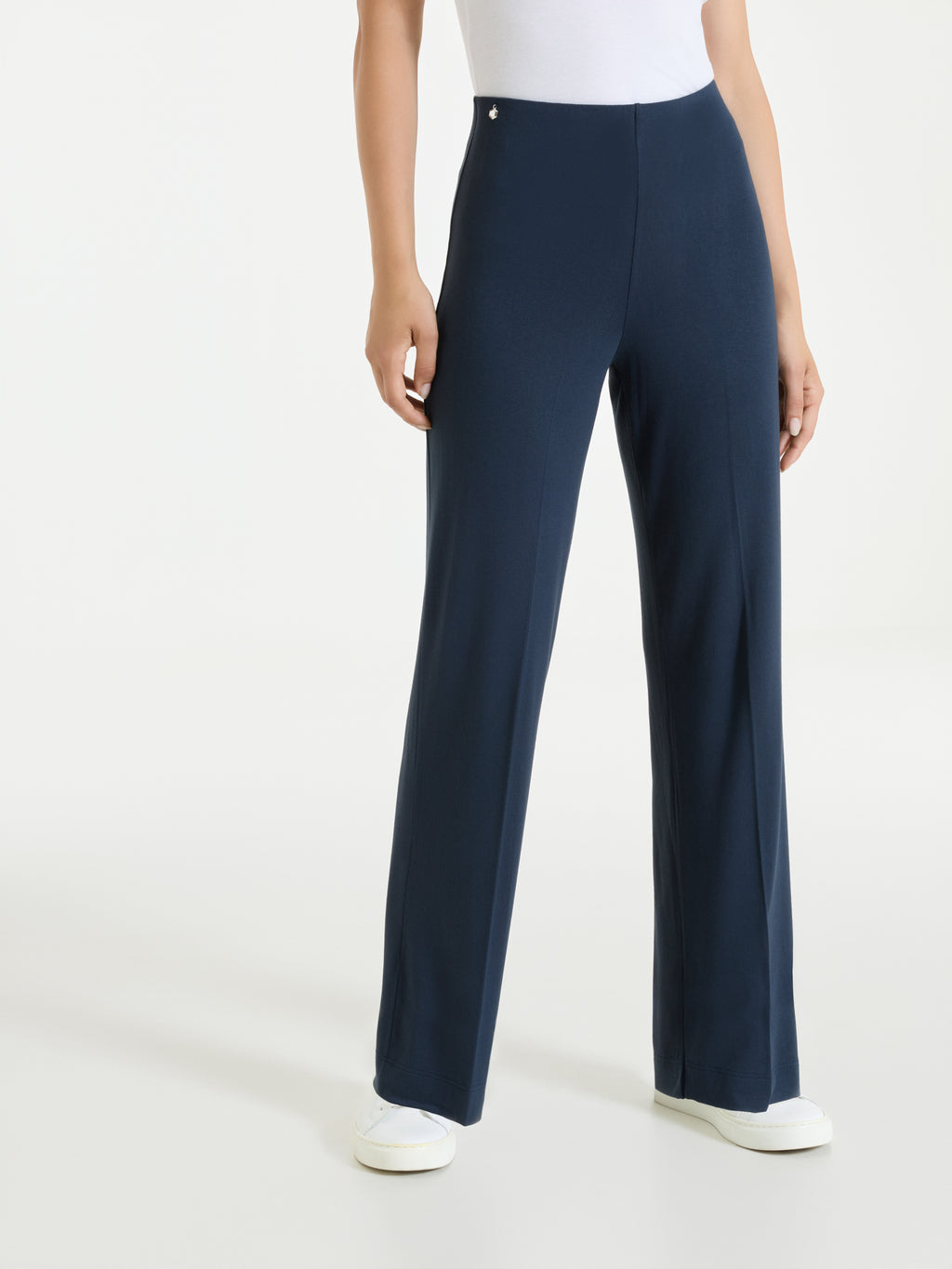Pantalone a carota con tasche in Compact Light -